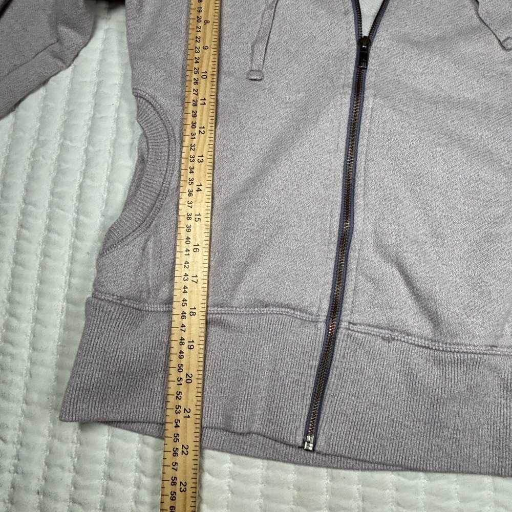 Patagonia Ahnya Full Zip Hoodie Women's S  Gray Organic Cotton Blend Sweatshirt - Picture 6 of 7